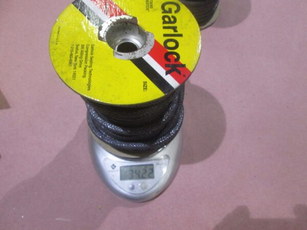 Garlock 1/4" 6.4mm 1200-PBI 1200PBI Mechanical Packing Partial Roll 1.9 LB - Image 2
