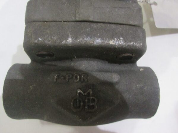 OMB Class 800 1/2" Sockect Weld Gate Valve Cat # 813 - Image 2