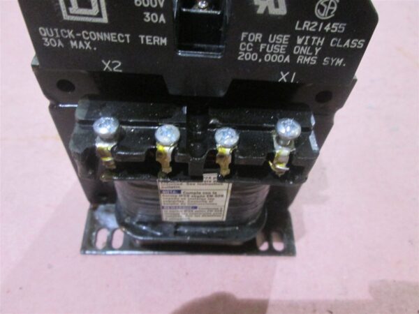 Transformer 9070TF150D1 with Square D Quick Connect Terminal - Image 5
