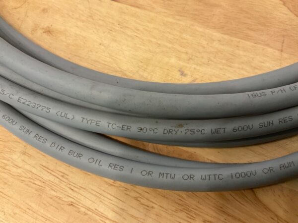 Igus Multi Conductor Cable Chainflex Series CF13OUS-15-5 16 AWG 25’ Gray - Image 4