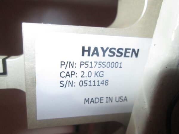 Hayssen Weigh Cell A0032C0001-R Load Cell P5175S0001 2 KG Scale Industrial - Image 2