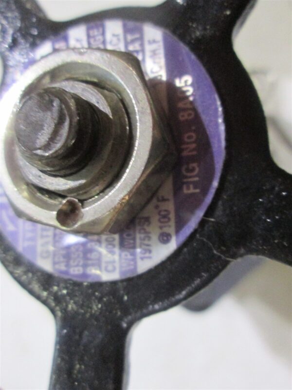 ILSHIN 8A05 Gate Valve Body A105N PSI 1975 3/4" NPT x 3/4" Socket Weld - Image 4