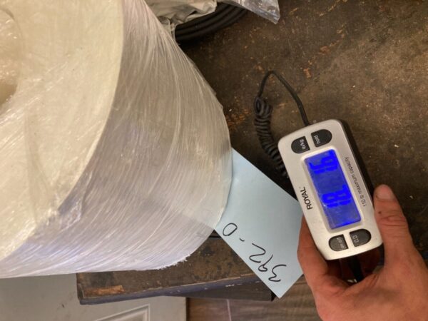 8”W x 110’L White Conveyor Belt Power 125005 Butt Ends F-5EQWT - Image 8