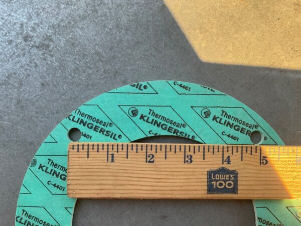 4 x Klingersil C-4401 8" OD by 4-7/8” ID Gasket Flange with 4 Bolt Holes 3/8” ID - Image 5