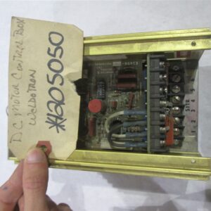 DC Motor Control Box Weldotron Polyspede Electronics E-1498 230 VAC