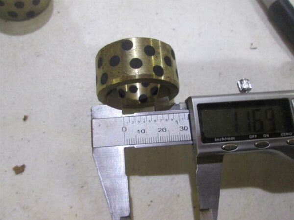 Lot of 8 Sankyo Oilless Bushing 0.767" Wide 1.576" OD 1.169" ID - Image 4