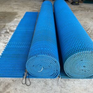 Forbo S13-34 FLT Smooth Blue FG Modular Conveyor Belt 51" Wide Micro Pitch 8mm