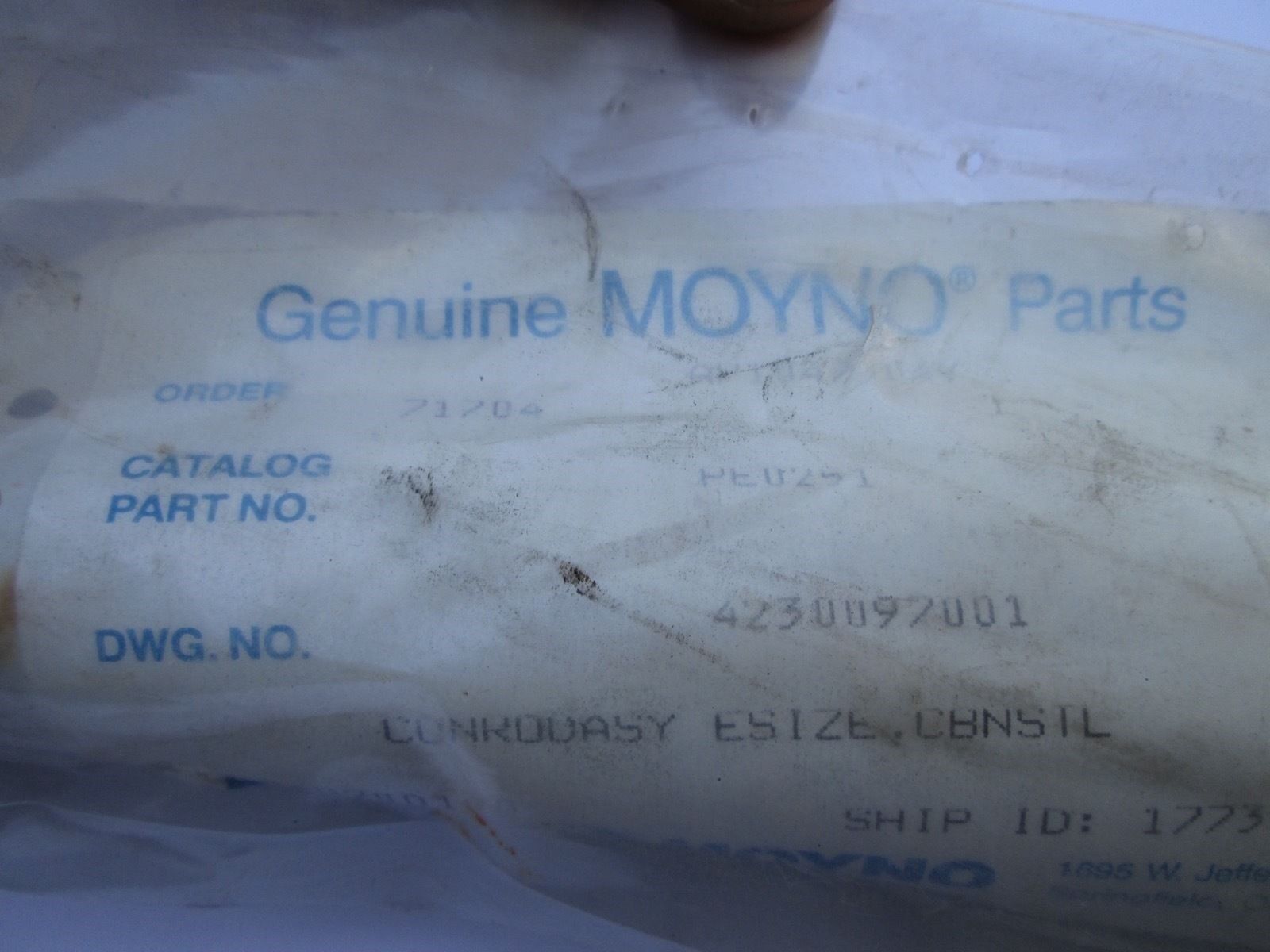 Moyno Shaft Rod Part No. PE0251 For 2E012G1-TDQ Pump - Image 2