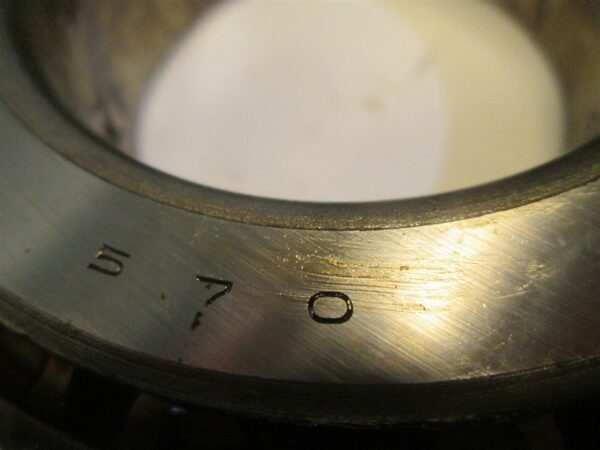 Bower Tapered Roller Bearing Cone 570 NOS HO12-6107820 - Image 4