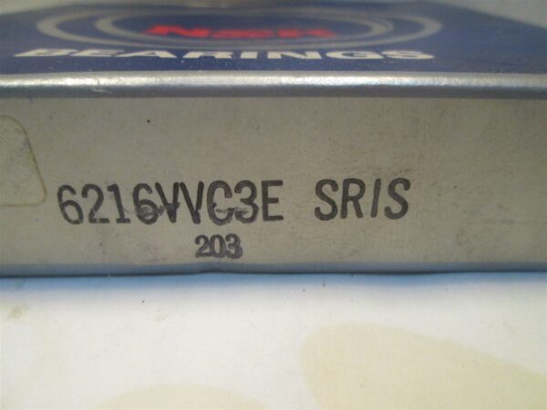 NSK Single Row Deep Groove Ball Bearing 6216VVC3E - Image 2