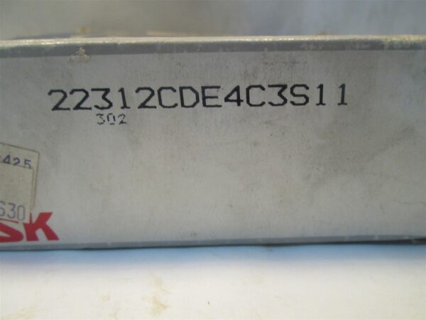 NSK Spherical Roller Bearing 22312CDE4C3S11 - Image 2