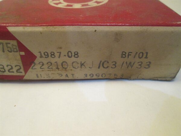 SKF Bearing 22210CKJ/C3/W33 Stamped 22210CCK/C3W33 - Image 3