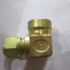 Hoke Gyrolok Pipe Brass 1/2" Tube OD X 1/2" Female NTP 90 Elbow 8LF8BR