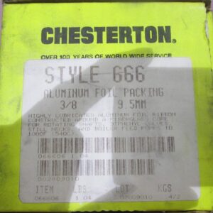 Chesterton Style 666 Aluminum Foil Packing 3/8" 9.5MM 12OZ