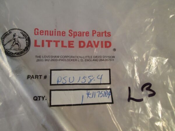 Little David Case Sealer Replacement Part# PSU158-4 or DSU158-4 Shaft Sprocket - Image 2