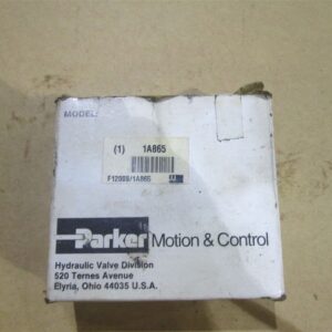 Parker Motion Control 1A865 Flow Hydraulic Valve 3000PSI