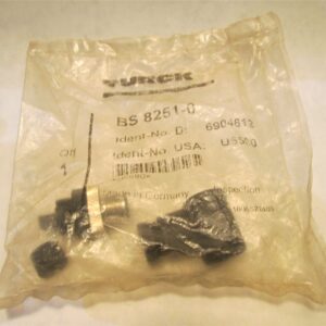  Turck BS 8251-0 Connector BS8251-0 Right Angle Field Wireable