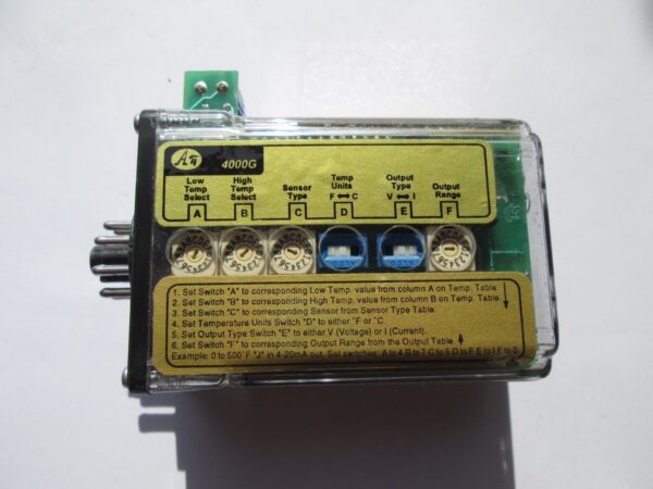 Absolute Process Instruments API 4000 G Wide RNGN RTorTC/DC XMITTR 115VAC - Image 4