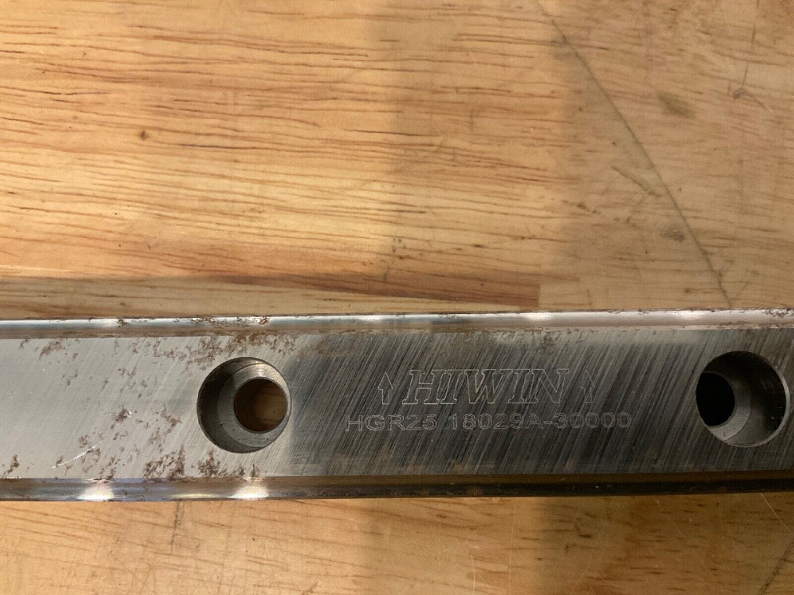 NO BOX HIWIN LINEAR GUIDEWAY RAIL HGR25 18025A-30000 15-7/8” - Image 6