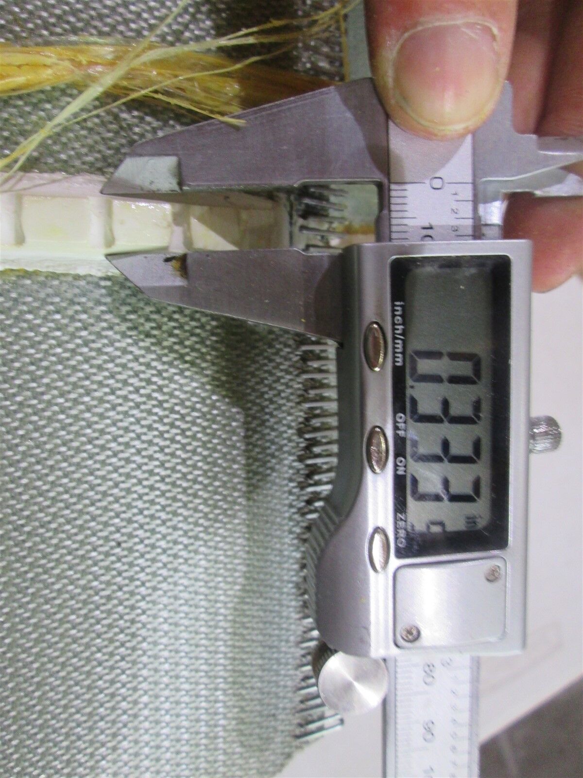 Green Incline Conveyor Belt 227" Long 8" Wide w/fasteners center guide - Image 3