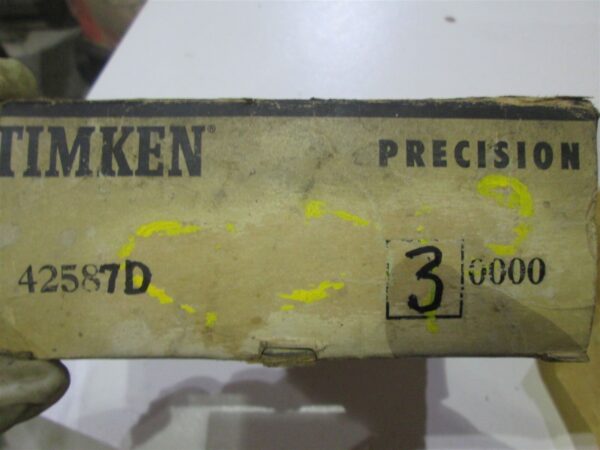 Timken Tapered Roller Double Bearing Cup 42587D-3 Precision Class 3