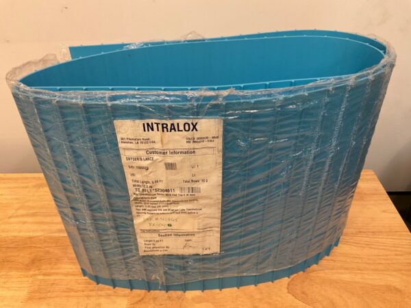 Intralox Thermodrive Conveyor Belt Series 8026 Flat Top E 6mm 6.86’ L X 12"W
