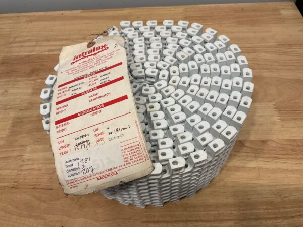 Intralox 2400 Series Radius Flush Grid Acetal Conveyor Belt 5" Wide