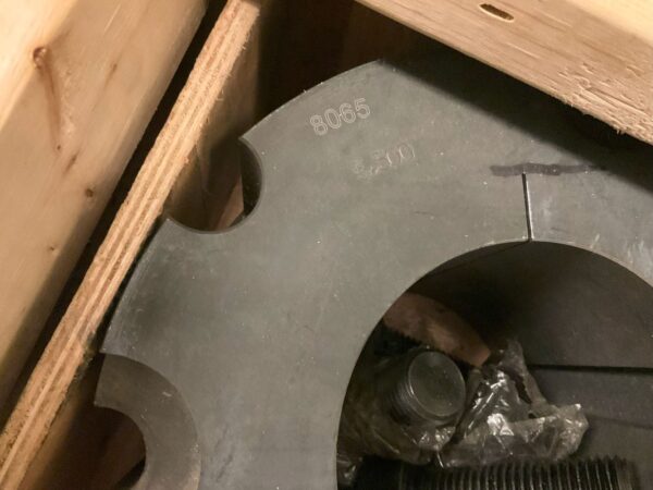 8065 5.5 inch taper lock bushing TBW SPF close up