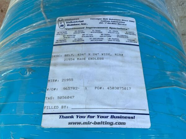 FMB3SDMD Metal Detectable SuperDrive Smooth Surface Conveyor Belt Endless MIR Belting Label