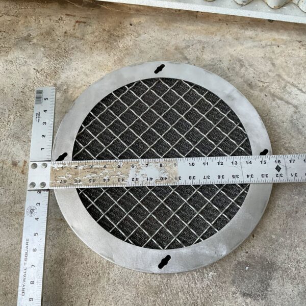 16" OD Stainless Steel Mesh Disc Filter diameter 15-7/8"